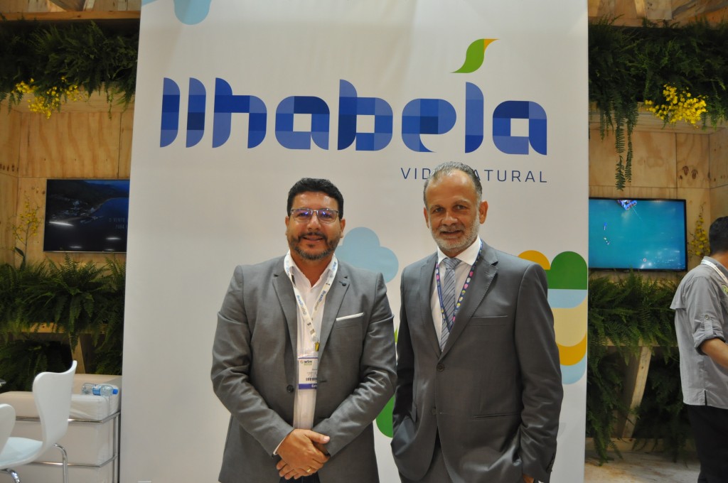 Márcio Tenório e Rogério Fazzini, prefeito e secretário de Turismo de Ilhabela