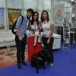 Oliver Mangels, do Jaboticabal Eventos e Produções, Débora Rimoli da SARAWASTI e Mellina Hernandes, do blog 4 Patas pelo Mundo