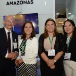 Orlando Câmara, Roselene Medeiros, Ana Claudia Silva e Claudia Silveira, da Amazonastur