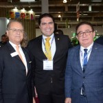 Orlando Souza, do Fohb, Nilton Cardoso Júnior, presidente da Comissão de Turismo da Câmara dos Deputados, Manoel Linhares, da ABIH