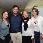 Priscila Perasolo e Dante Campos, da Braztoa, Paula Fariña e Natalia Pisoni, da Inprotur