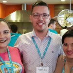 Raul Pablo (RPA Turismo São Luiz-MA), Layde Cardoso (Via mundo São Luiz-MA) e Liliane Garcia (Taguatur Turismo São Luiz –MA)