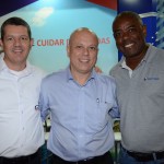 Ricardo Astorino, da GTA, Francisco Lopes, da GP Hotéis, e Esequiel Santos, da Trend