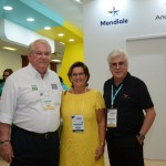 Roy Taylor, do M&E, Inês Bellini, do Visite Santos, e Juarez Cintra Filho, da Ancoradouro