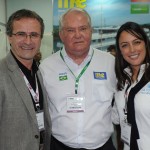 Roy Taylor, do M&E, com Luigi Rotunno e Renata Righi, do La Torre