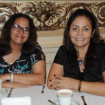 Sandra Augusta, do Vamos de Excursão, e Rosana Bomfim, da RBM Tour Viagens