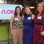 Staci Mellman, Amy Rodriguez e Ana Lucia Severo, do Visit Florida