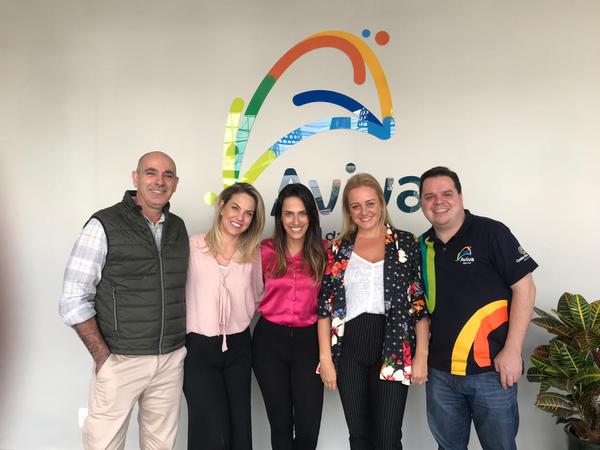 Heber Garrido, Viviane Braz, Vanessa Esteves, Flavia Possani e Daniel Bressan