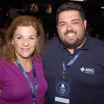 Alda Mottim, da AM Viagens e Marcos Vinicius Souza, da MSC