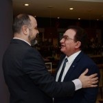 Anderson Masetto, editor do M&E, e Manoel Linhares, presidente da ABIH Nacional