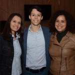 Angela Baltazar, da Embratur, com Caio Franco e Isabel Kelli, do MTur