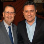 Antonio Azevedo, presidente da Abav Paraná, e Gilmar Piolla, secretário de Turismo de Foz do Iguaçu