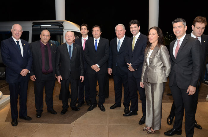 Autoridades no Encontro de Lideres