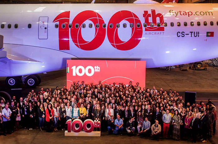 A330neo entregue na última segunda (20) se tornou a 100ª aeronave da frota.
