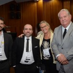 Bruno Wensling, da FUNDTUR-MS, Hugo Paiva Veiga, presidente do Fornatur, Rosa Masgrau e Roy Taylor, do M&E