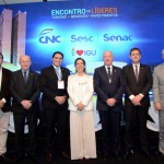 Chico Brasileiro, prefeito de Foz do Iguaçu, Vermelho, deputado Federal, Newton Cardoso Junior, deputado Federal, Gilele Lima, da Promo, Herculano Passos, deputado Federal, Ricardo