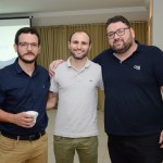 Daniel Farias, da Decolar.com, Fabio Aguiar, da Bon Inteligência Digital, e Diego Ortega, da CVC Corp