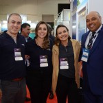 Fernando Del Cistia, Paula Rorato e Andressa Justus, da CVC Corp, e Vilson dos Santos, da Churrascaria Rafain