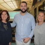 Fernando Santos, da Atout France, entre Zenira Monteiro, da ZenTour, e Eliane Azevedo, da Privillege Turismo