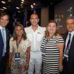 Francisca Almeida e Carmem Oliveira, da Fortune Turismo, com Adrian Ursilli, Francesco Di Palma e Marco Cardoso, da MSC
