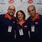 Gabriel, Elsa e Celso Miranda, diretores da LM Turismo