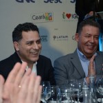 Gilmar Piolla, secretário de Turismo de Foz do Iguaçu, e Alexandre Sampaio, da FBHA Gilmar Piolla, secretário de Turismo de Foz do Iguaçu, e Alexandre Sampaio, da FBHA