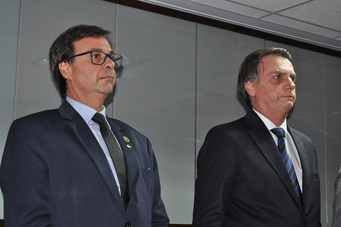 Gilson Machado Neto e Jair Bolsonaro