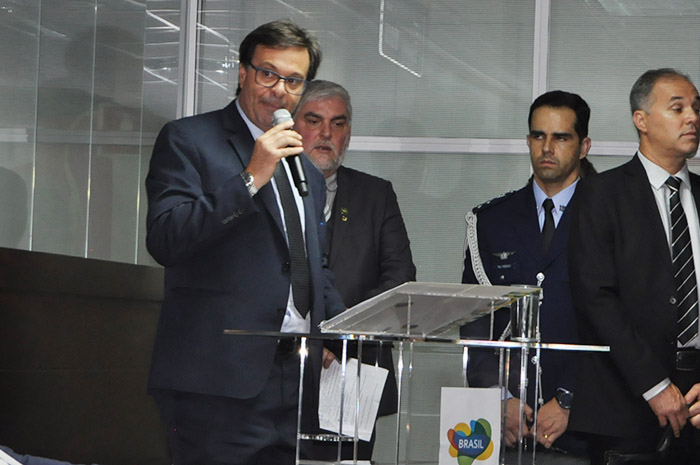 Promoção em feiras, escritórios de turismo e transformação em agência fizeram parte do discurso de Gilson Machado em sua cerimônia de posse.