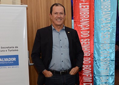 Salvador Destination fecha parceria para desenvolver eventos na área da saúde 1 Glicério Lemos, presidente da ABIH-BA, e Claudio Tinoco, secretário de Cultura e Turismo de Salvador
