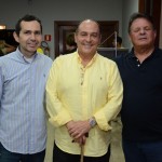 Guilherme Marque, da ABAV-MA, Geraldo Rocha, presidente da Abav Nacional, e Airton Abreu, do Maranhão