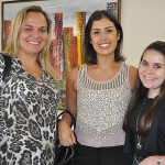 Juliana Moreira, Glaucia Oliveira, e Ana Clara Barra, da TGK