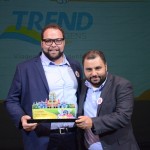 Leandro Alonso e Daniel Firmino, da Flytour MMT Viagens, receberam o prêmio na categoria Operadoras
