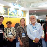 Lucas Lisboa, da BRT, Deise Fernandes, Vania Lucia, Aldo Carvalho e Wellington Rafael, da Paraná Turismo