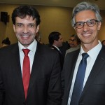 Marcelo Álvaro Antonio, ministro do Turismo, e Marco Ferraz, dpresidente-executivo da Clia
