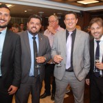 Marcio Genaro, Marcos Vinicius, Cristopher Soares e Rafael Sacomani, da equipe comercial da MSC