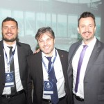 Marcio Genaro, Rafael Sacomani e Eduardo Mariani, da MSC Brasil