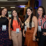 Margareth Serpa, da Caixa Beneficente, Lucília Oliveira, Valéria Melquiades e Vaneza do Carmo, do Hotel Águas do Paranoá