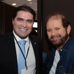 Newton Cardoso Junior, presidente da Comissão de Turismo da Câmara, e Guilherme Paulus, da GJP