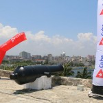 O forte de La Cabaña está todo decorado para a feira
