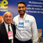 Osmar José Vailatti, da ABIH-SC, e Juliano Braga, do M&E