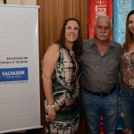 Patricia Ribeiro, da Góias Turismo, José Carlos e VAléria Ruiz, do Hotel Mandala