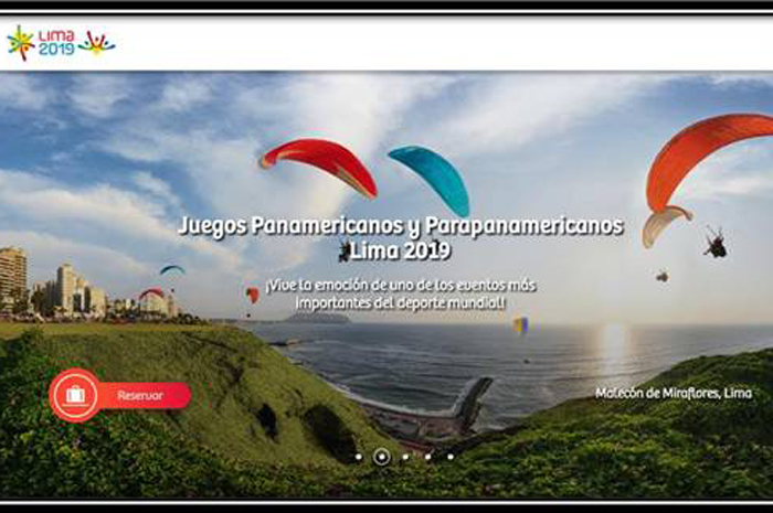 PromPerú lança site exclusivo para Jogos Pan-Americanos Lima 2019 1 Site desenvolvido em inglês e espanhol é dirigido ao público que visitará o Peru durante o evento esportivo, com informações sobre os principais destinos turísticos do país. (Divulgação)