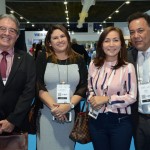 Robson Napier Borchio, Ana Claudia Pereira, da Amazonastur, Roselene Medeiros, do Fornatur, e Aluizer Malab, do MTur