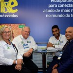 Rosa Masgrau, Roy Taylor e Juliano Braga, do M&E, com Vilson dos Santos, da Rafain Churrascaria Show