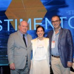 Roy Taylor, do M&E, Gisele Lima, da Promo, e  Diogo Cotrim, diretor da Fosun Group