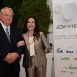 Roy Taylor, do M&E, e Gisele Lima, da Promo Roy Taylor, do M&E, e Gisele Lima, da Promo