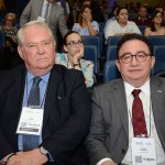 Roy Taylor, do M&E, e Manoel Linhares, da ABIH Nacional