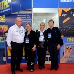 Roy Taylor, do M&E, e Vania Climinácio, da Paraná Turismo, Rosa Masgrau, do M&E, e Vergília Eneide, da Paraná Turismo