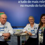 Roy Taylor e Rosa MAsgrau, do M&E, e Elisa Wypsdeliz, da Santur