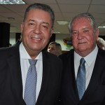 Roy Taylor, presidente do M&E, e Alexandre Sampaio, presidente da FBHA